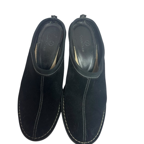 Cole Haan Jaynie suede black wedge shoes size 6 - Picture 3 of 11